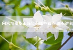 白宫加密货币峰会有哪些看点 都有谁参加？