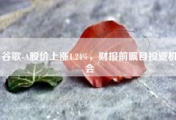 谷歌-A股价上涨1.24%，财报前瞩目投资机会