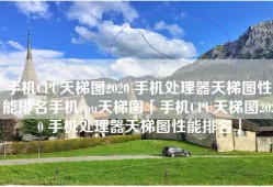 手机CPU天梯图2020 手机处理器天梯图性能排名手机cpu天梯图「手机CPU天梯图2020 手机处理器天梯图性能排名」