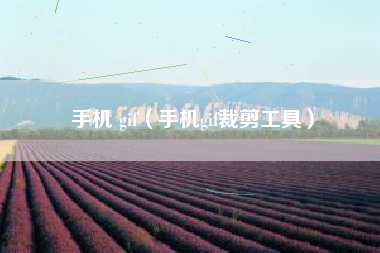 手机 gif（手机gif裁剪工具）
